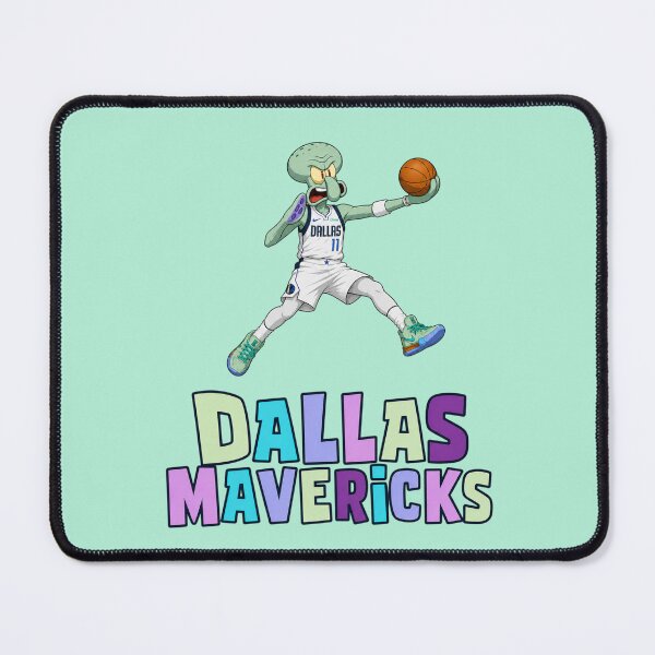 Item preview, Kyrie Irving × Squidward – Dallas Mavericks #11 Home Jersey Parody designed and sold by 998lc.