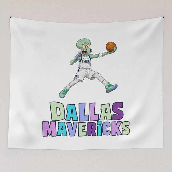 Item preview, Kyrie Irving × Squidward – Dallas Mavericks #11 Home Jersey Parody designed and sold by 998lc.