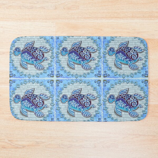 Item preview, Blue Tribal Turtle designed and sold by artmuvz.