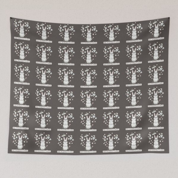 Item preview, Math Mental Abuse – Funny Math Student Rabbit Design designed and sold by ManggaeJM.