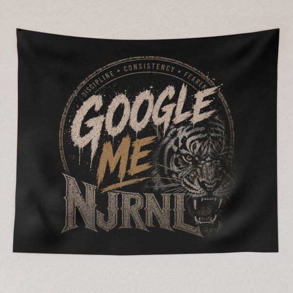 Item preview, Google Me Tiger Fitness Streetwear designed and sold by NJRNL Apparel .