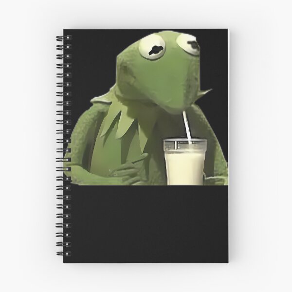 Item preview, Kermit Drinks Milk designed and sold by ArtisticWild.