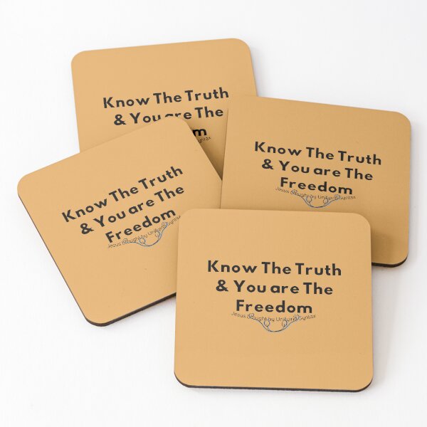 Item preview, Know the Truth and You Are the Freedom - Inspiring Motivational Minimalism Products designed and sold by UnifyingSyntax.