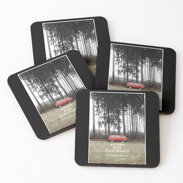 Item preview, AnnenMayKantereit Red Van Forest Countryside Poster designed and sold by JosiArmstrong.