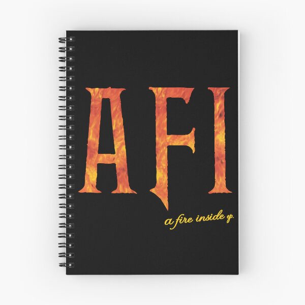 Item preview, AFI A Fire Inside EP Flames Black Background Poster designed and sold by JosiArmstrong.