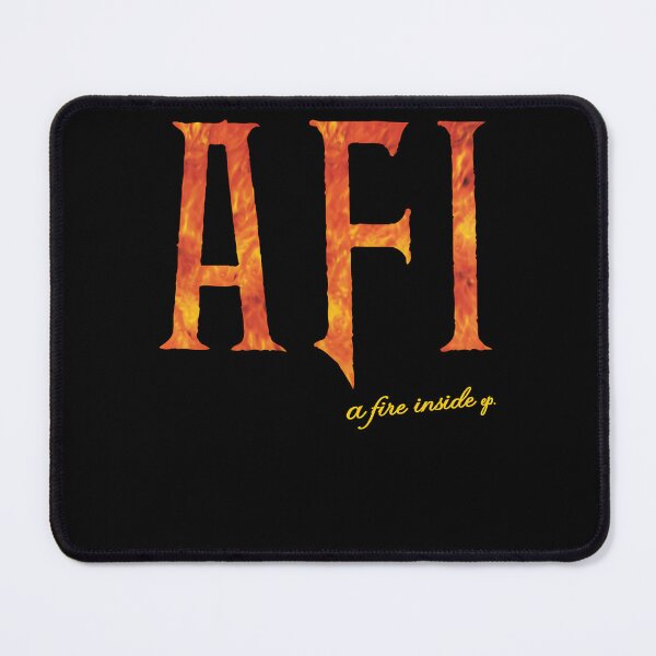 Item preview, AFI A Fire Inside EP Flames Black Background Poster designed and sold by JosiArmstrong.