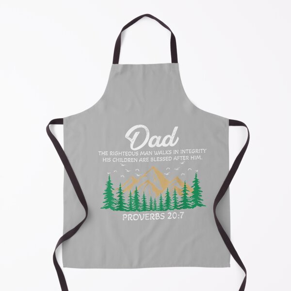 Item preview, Christian Dad Religious Proverbs 20 7 Mountain Father's Day designed and sold by mjohnson9.