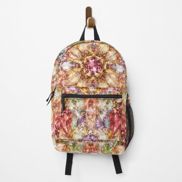 Item preview, Pastel Floral Jewel Kaleidoscope Heart Pattern designed and sold by CaseyMichelleArt.