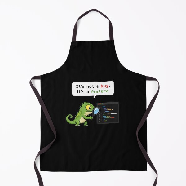 Item preview, It's Not a Bug, It's a Feature – Pixel Programmer Lizard designed and sold by ManggaeJM.