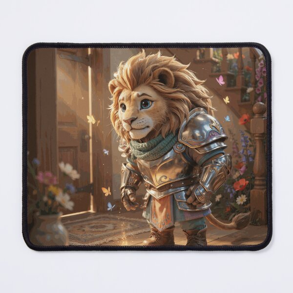 Item preview, Cute Lion Knight in Shining Fantasy Armor designed and sold by EwanMercer.