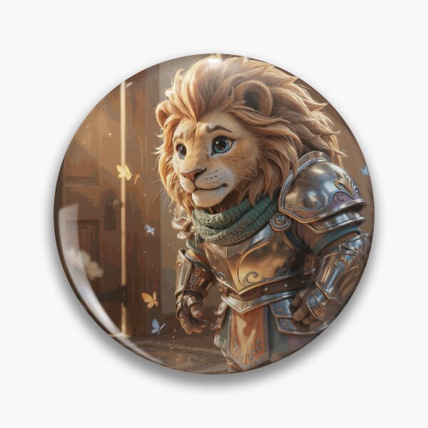 Item preview, Cute Lion Knight in Shining Fantasy Armor designed and sold by EwanMercer.