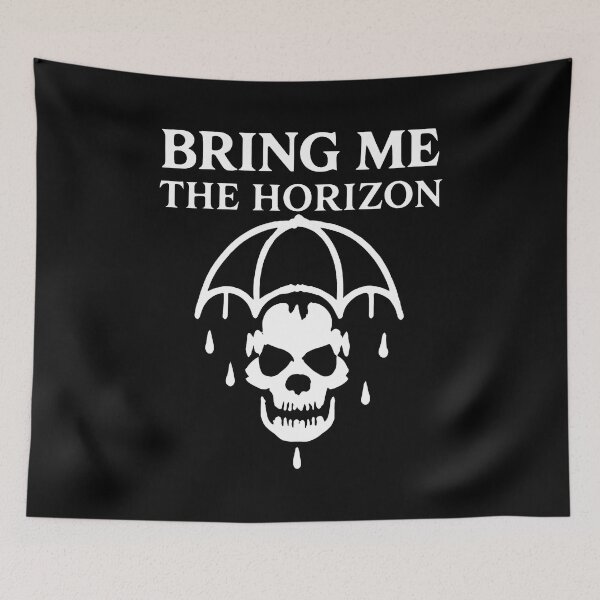 Item preview, Bring Me The Horizon Skull Umbrella designed and sold by HesseCove.