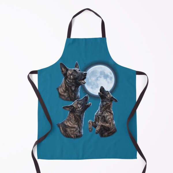Item preview, Dutch Shepherd Howling Moon Art Dog Owner designed and sold by TynleeRuggles.