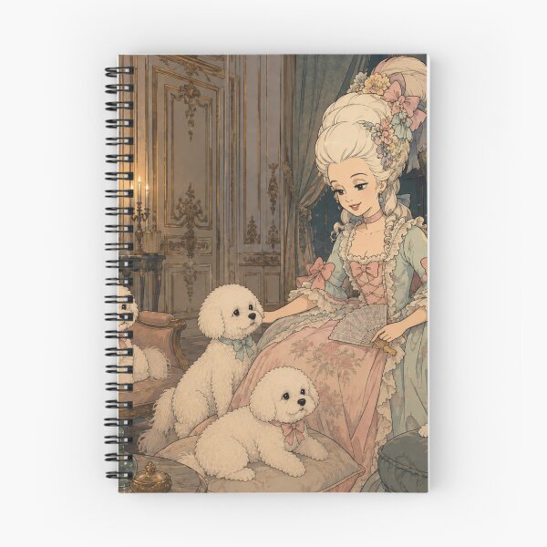 Item preview, Marie Antoinette in Her Boudoir with White Puppy Dogs designed and sold by CaseyMichelleArt.