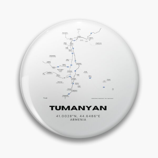 Item preview, Tumanyan Armenia Minimalist City Map | Black & White Street Map Print designed and sold by RM-Journey.