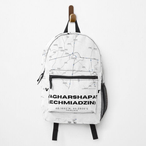 Item preview, Vagharshapat (Echmiadzin) Armenia Minimalist City Map | Black & White Street Map Print designed and sold by RM-Journey.