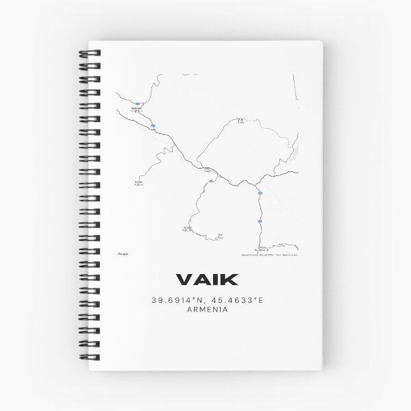 Item preview, Vaik Armenia Minimalist City Map | Black & White Street Map Print designed and sold by RM-Journey.