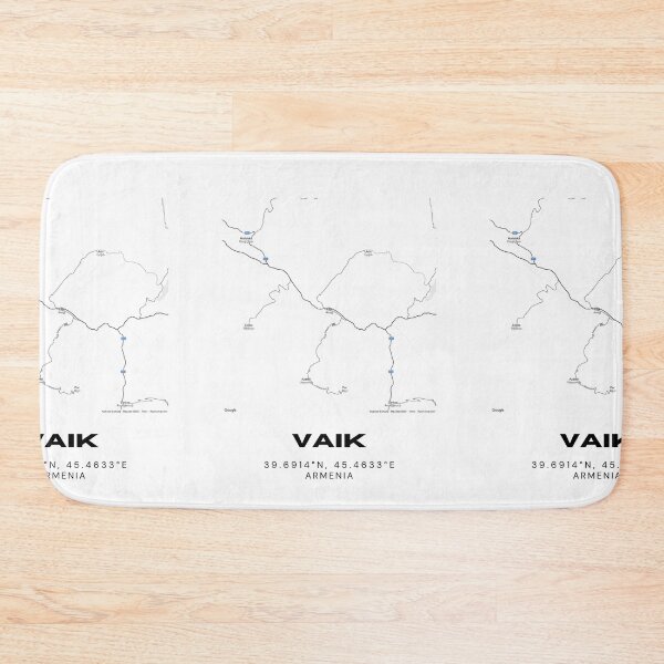 Item preview, Vaik Armenia Minimalist City Map | Black & White Street Map Print designed and sold by RM-Journey.