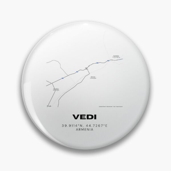 Item preview, Vedi Armenia Minimalist City Map | Black & White Street Map Print designed and sold by RM-Journey.