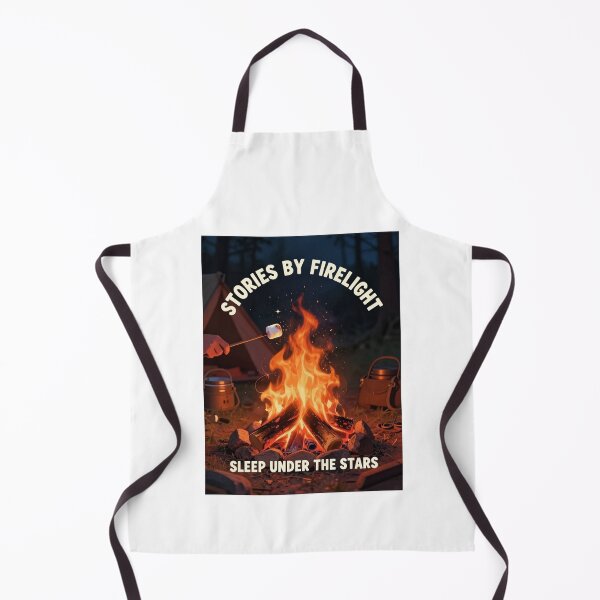 Item preview, Camping Sticker: Stories by Firelight Under the Stars designed and sold by FestivityFinds.