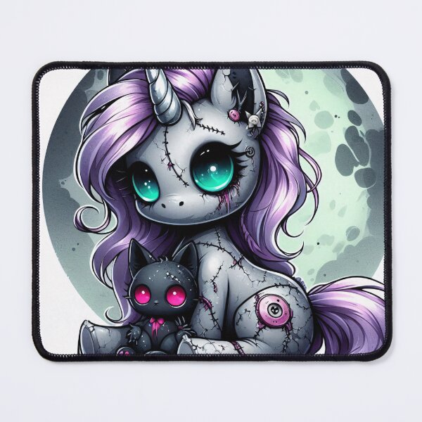 Item preview, Zombie unicorn adorable goth baby designed and sold by TimesTwoAngela.