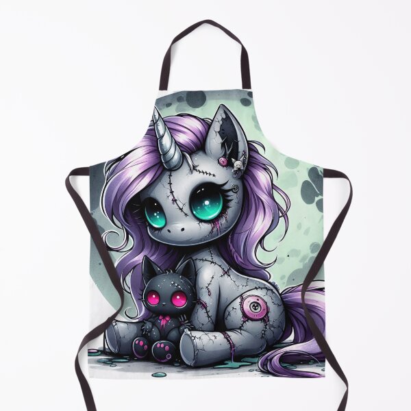 Item preview, Zombie unicorn adorable goth baby designed and sold by TimesTwoAngela.