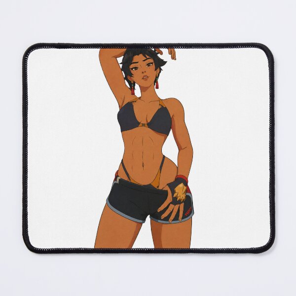 Item preview, Retro Cartoon Athletic Pin Up Girl – Cel Shaded Glamour designed and sold by Hollow Moon Studios..