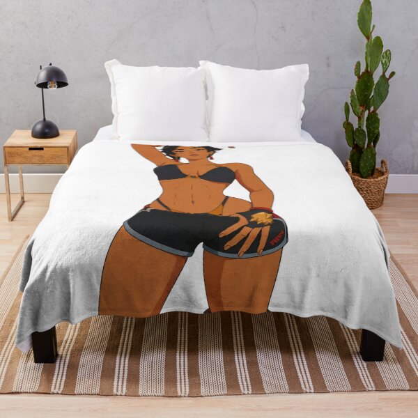 Item preview, Retro Cartoon Athletic Pin Up Girl – Cel Shaded Glamour designed and sold by Hollow Moon Studios..