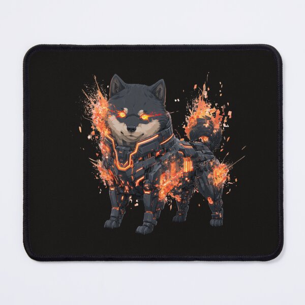 Item preview, Mechanical Shiba Inu Mecha Anime Cyber Dog designed and sold by Artmugic.