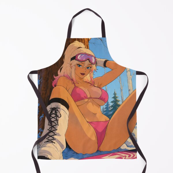 Item preview, Retro Ski Pin Up Girl – Vintage Winter Sports Cartoon designed and sold by  Hollow Moon Studios..