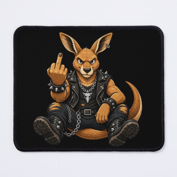 Item preview, Middle Finger Rebellious Kangaroo designed and sold by pUNKnown.