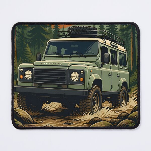 Item preview, Defender Land Rovin' Retro Adventure designed and sold by Dimensionality.