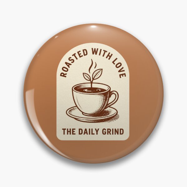 Item preview, Roasted With Love The Daily Grind Vintage Coffee Lover T-Shirt designed and sold by FestivityFinds.