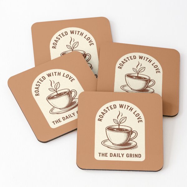Item preview, Roasted With Love The Daily Grind Vintage Coffee Lover T-Shirt designed and sold by FestivityFinds.