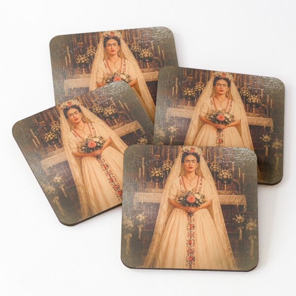 Item preview, Oil Painting Bride Frida at Altar designed and sold by reggiemercedes.