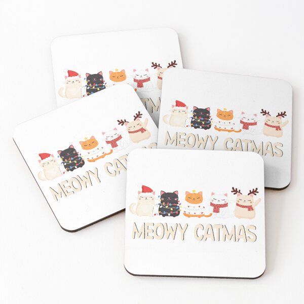 Item preview, Meowy Catmas Cute Christmas Cats designed and sold by lht6474.