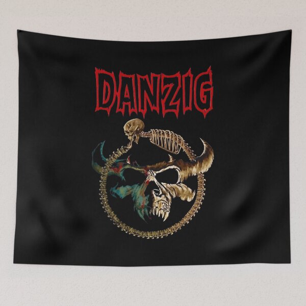 Item preview, DANZIG Skull Horns Skeleton designed and sold by HesseCove.