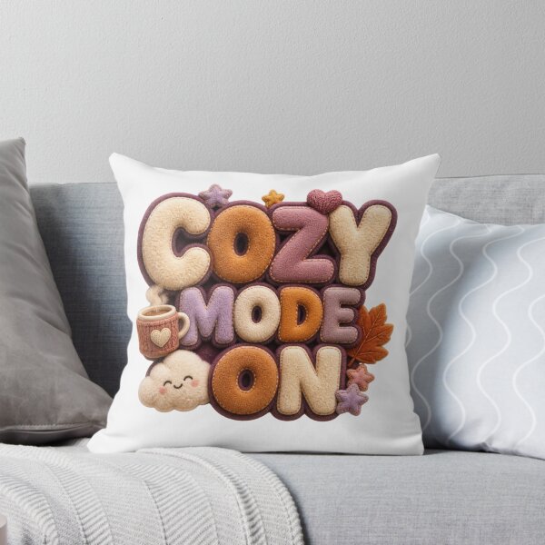 Item preview, Cozy Mode On Plush Fall Sticker | Cute Autumn Typography | Cozy Season Kawaii Design | Fall Lover Gift designed and sold by DonnaByPT.