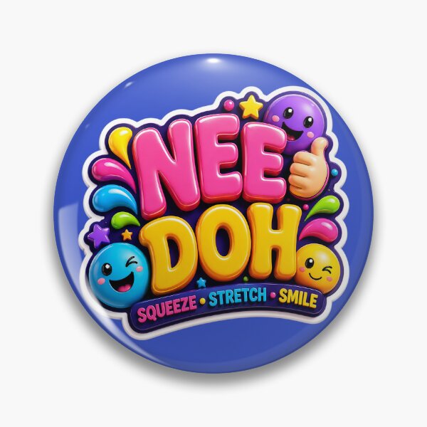 Item preview, Needoh Squishy Cute Sticker | Kawaii Stress Relief Toy Design designed and sold by Bhaskar Digital Art.