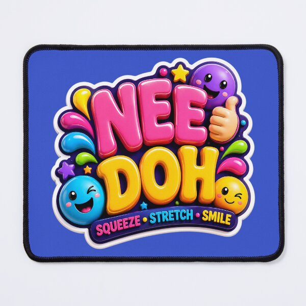 Item preview, Needoh Squishy Cute Sticker | Kawaii Stress Relief Toy Design designed and sold by Bhaskar Digital Art.