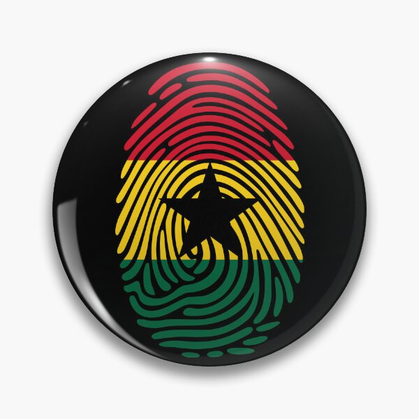 Item preview, Ghana Flag Fingerprint Identity | Ghanaian DNA Heritage Graphic designed and sold by NTGUILTY.