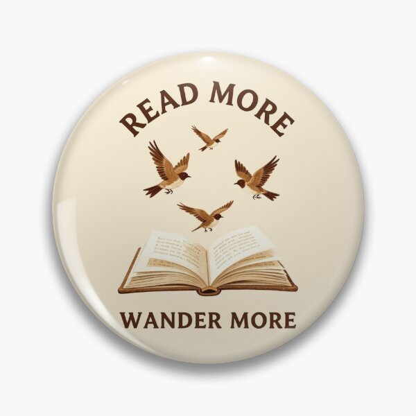 Item preview, Read More Wander More Vintage Book Birds Literary Reader Gift T-Shirt designed and sold by FestivityFinds.
