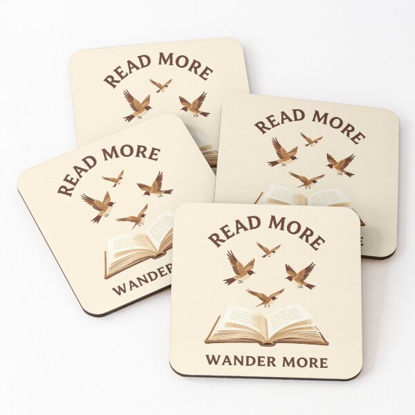Item preview, Read More Wander More Vintage Book Birds Literary Reader Gift T-Shirt designed and sold by FestivityFinds.