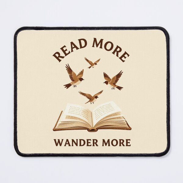 Item preview, Read More Wander More Vintage Book Birds Literary Reader Gift T-Shirt designed and sold by FestivityFinds.
