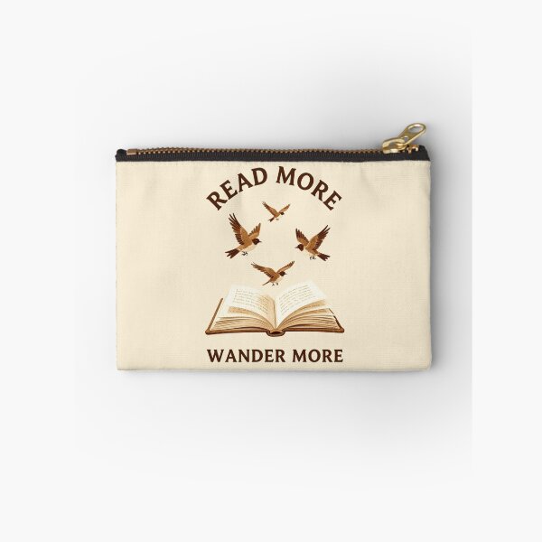 Item preview, Read More Wander More Vintage Book Birds Literary Reader Gift T-Shirt designed and sold by FestivityFinds.
