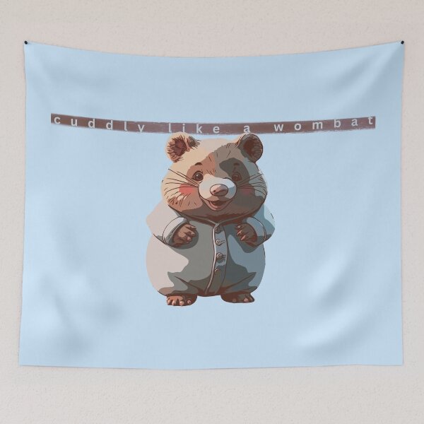 Item preview, Cuddly Like a Wombat designed and sold by pUNKnown.