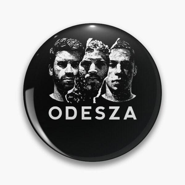 Item preview, ODESZA Black And White Face Portraits Monochromatic Poster designed and sold by AlfonDouglas.