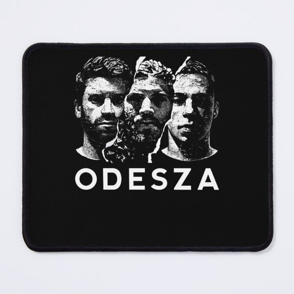Item preview, ODESZA Black And White Face Portraits Monochromatic Poster designed and sold by AlfonDouglas.
