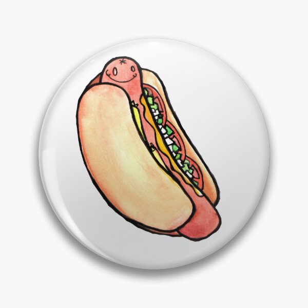 Item preview, Happy Hot Dog designed and sold by BeezArt.