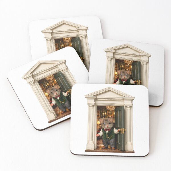 Item preview, Victorian Mouse Door Sticker | Secret Miniature Home designed and sold by GSizzle1.